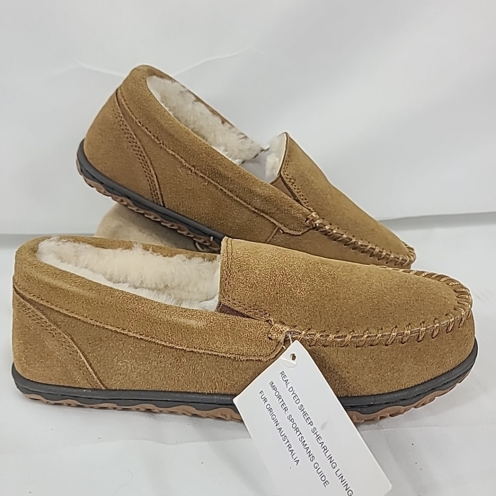 NEW Guide Gear Women’s Genuine Leather Venetian Slippers Sz 7 NIB